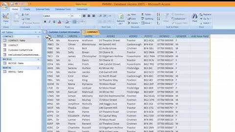 Practical Edexcel IGCSE ICT Access Database Exam from 2014