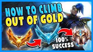 HOW TO SOLO CARRY OUT OF GOLD (𝗕𝗟𝗨𝗘 𝗞𝗔𝗬𝗡 𝗢𝗡𝗟𝗬)