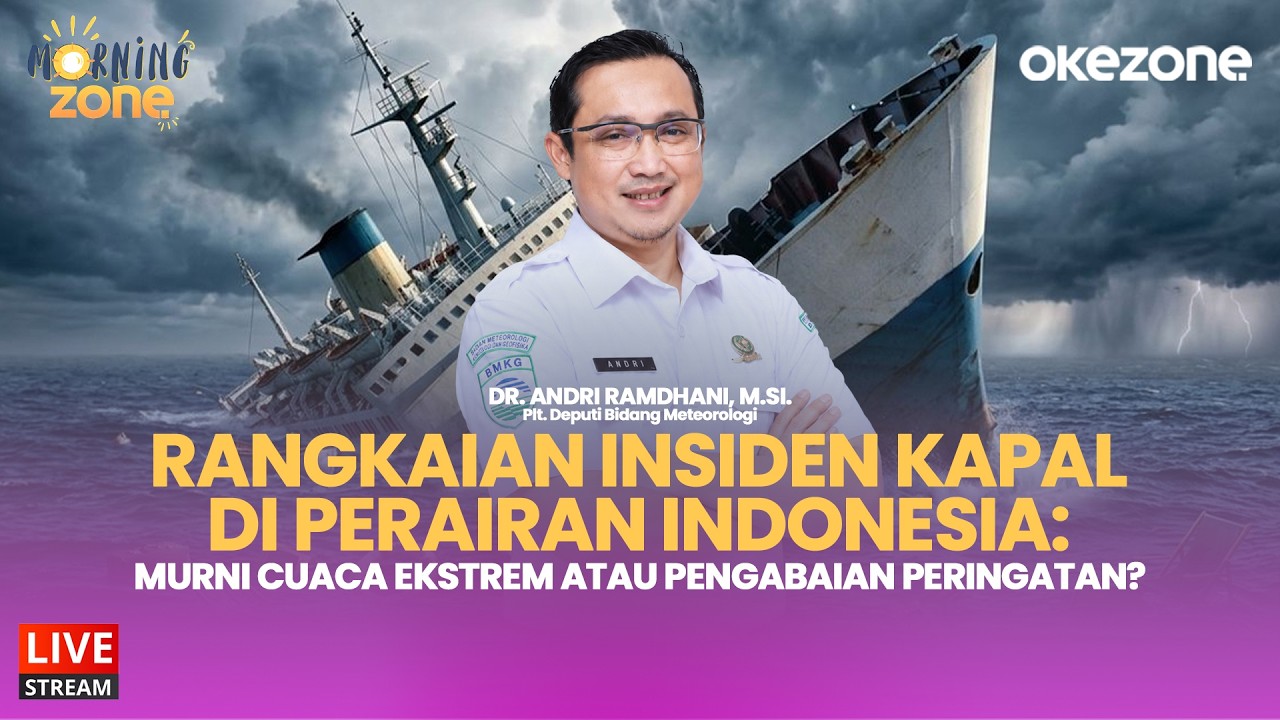 🔴LIVE NOW - Insiden Kapal di Perairan Indonesia: Murni Cuaca Ekstrem atau Pengabaian Peringatan?