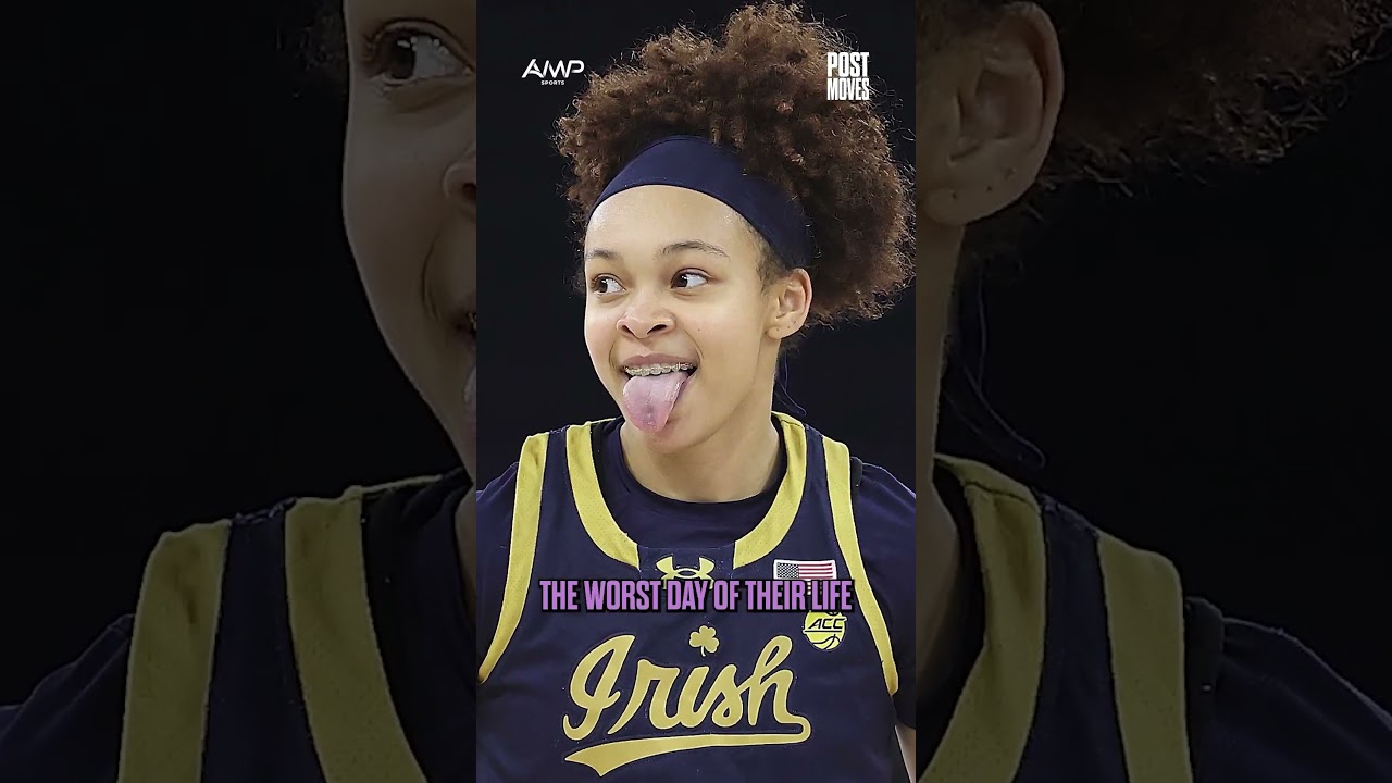 Hannah Hidalgo is gonna make you REGRET playing against Notre Dame ππ #hannahhidalgo #notredame