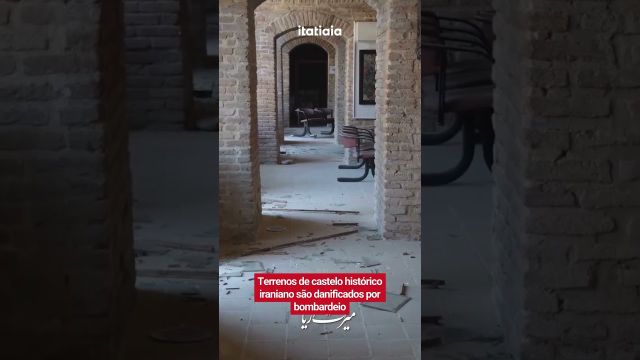 TERRENOS DE CASTELO HISTÓRICO IRANIANO SÃO DANIFICADOS POR BOMBARDEIOS