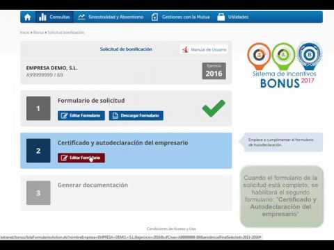 Presentación telemática de Solicitudes BONUS 2017