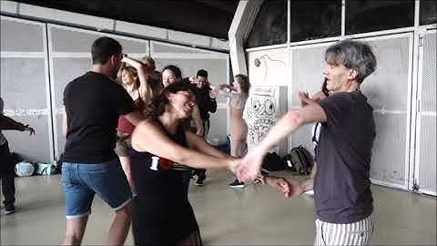 Zouk Open Air Vondelpark, zouk practice 1   Robert & Netje, filmed by Niels van Zonneveld, Amsterdam