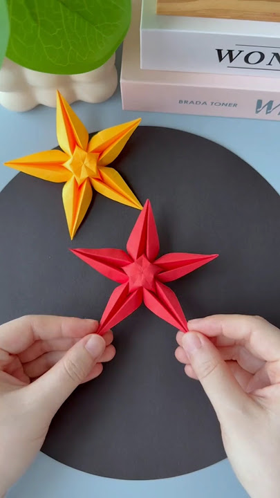origami star #diy