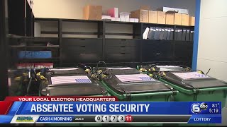 Explaining absentee voting security