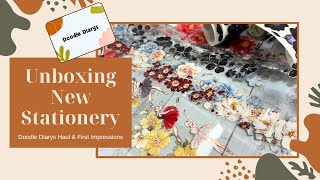 Stationery Haul ASMR 🎧 Cute Stickers, Florals & More! #asmr #journaling #stationery