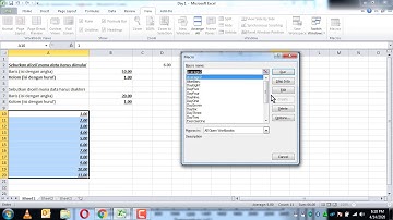 Amazing! Menghitung rata-rata dengan VBA di Macros