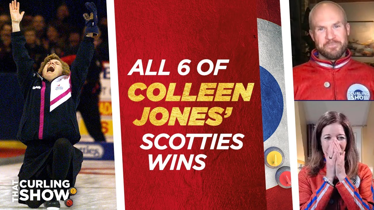 Surprising Colleen Jones with a montage of her SIX Scotties wins That Curling Show