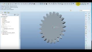 Design Gear in Pro Engineer 5.0 - Cad Cam tutorial
