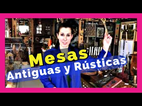 Video: Mesa Antigua (31 Fotos): Mesas De Madera Antiguas Con Fósforo, Modelos De Madera Envejecida De Pino Macizo