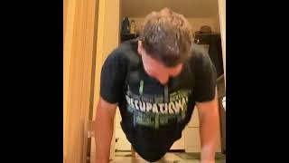 Day 128: Push-ups until failure challenge #viral #adls #pushups