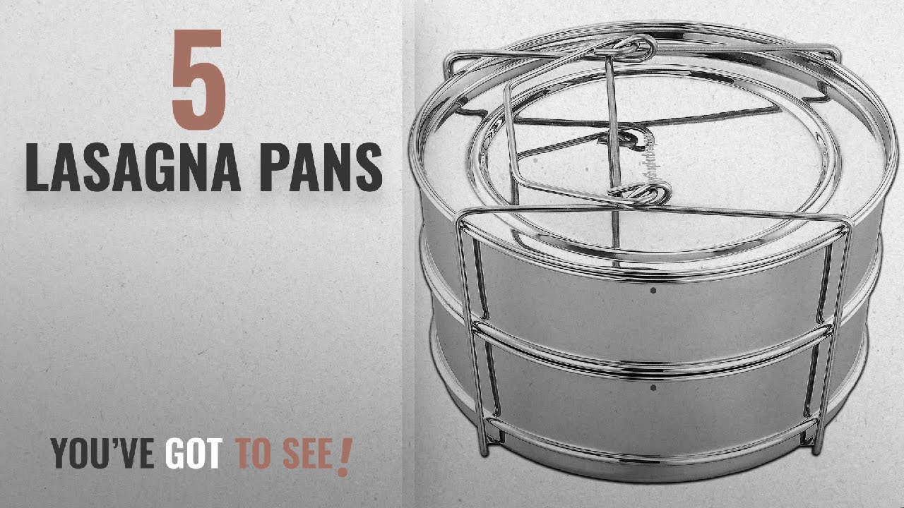 Top 10 Lasagna Pans [2018]: EasyShopForEveryone Stackable Stainless Steel Pressure Cooker Steamer