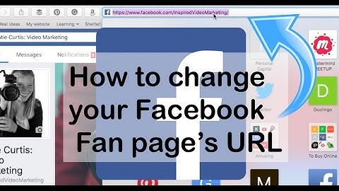 How to change your Facebook Username URL Link for your Fan or Business Page