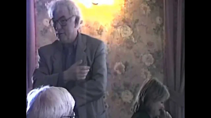 Seamus Heaney, his wife Marie and Rita Dove singin...