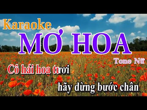 Mơ Hoa Karaoke Tone Nữ
