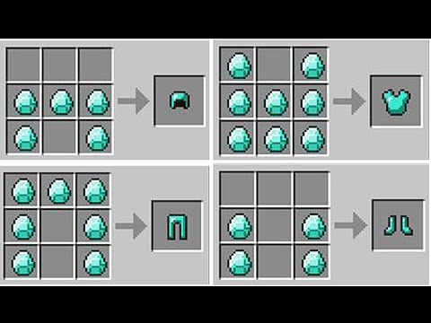 Minecraft Beginners Tutorial How To Make Diamond Armor In - diamond armor roblox pants