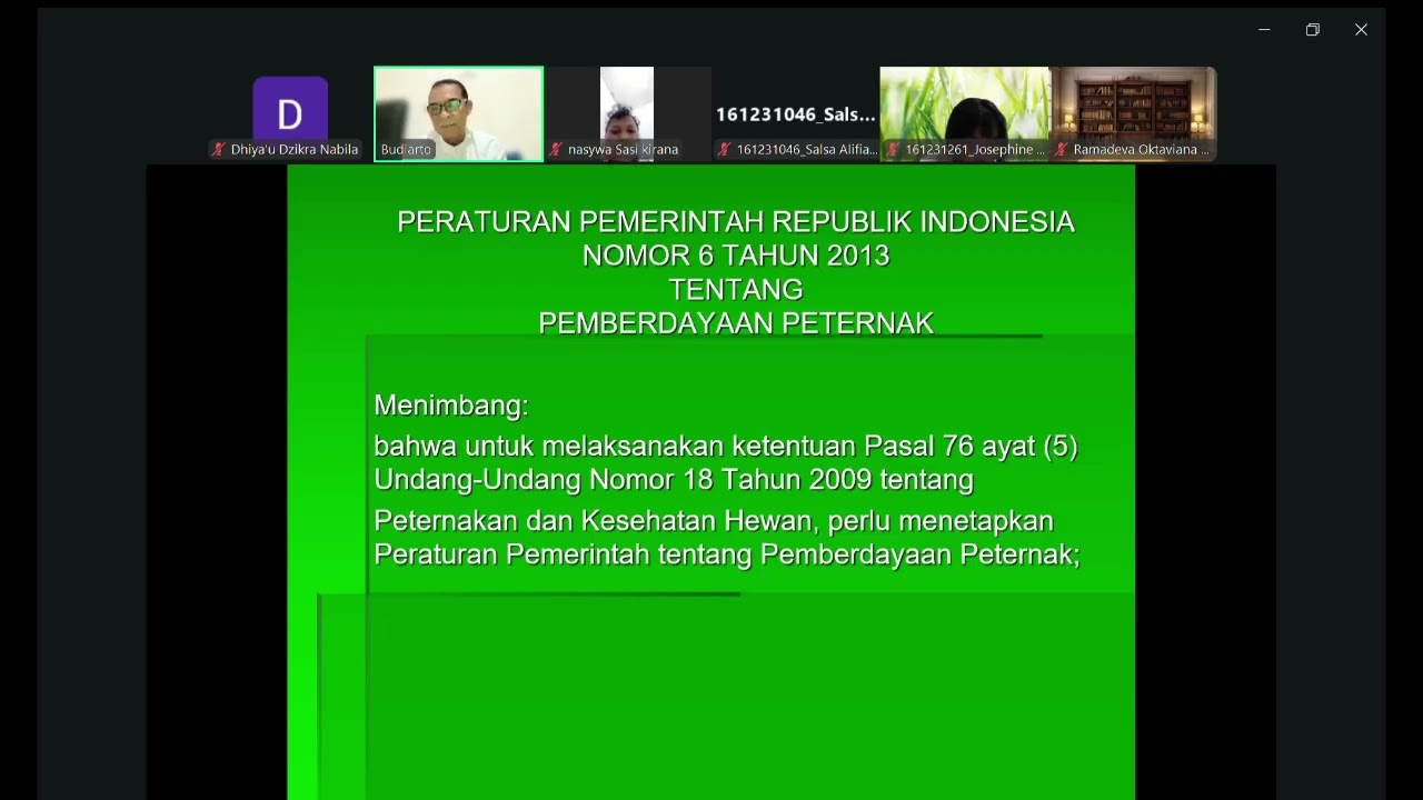 Legislasi veteriner 3 maret 2026