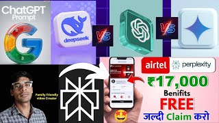 ChatGPT vs Gemini vs Perplexity City vs DeepSeek | Best AI Kaun? 🥇 Hindi Review & Comparison 2025