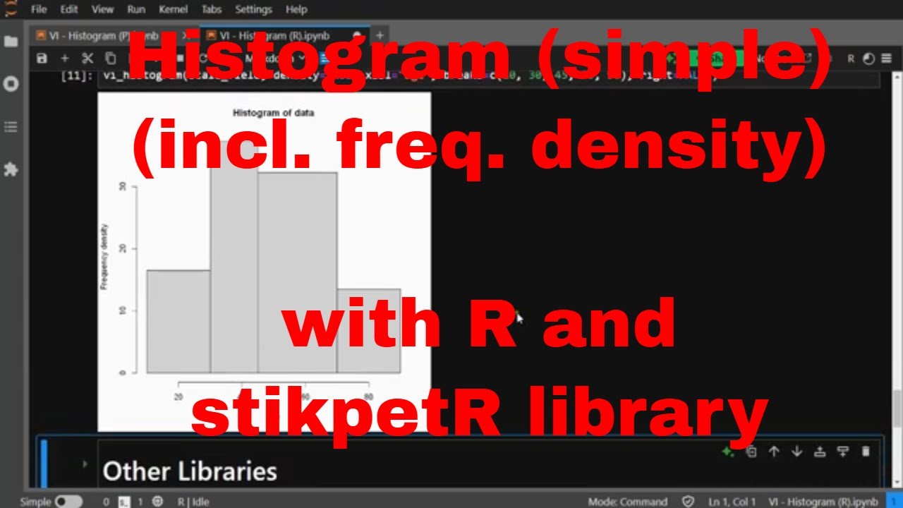 R - Гистограмма с помощью stikpetR