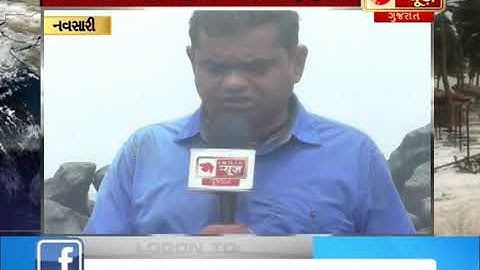 Special report about Cyclone vayu at Navsari