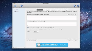 SEO For iWeb - Introduction To iWeb SEO Tool