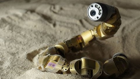 Snake-Bot Scales Sandy Slopes With Sidewinder Slither