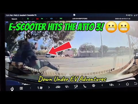 OH NO! An E-Scooter Hits the Atto 3! 😬😬