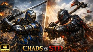 CHADS vs STD – Tough Clan War ⚔️ | Rudhelm & Lionspire Battles screenshot 1