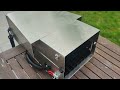 Faltbare Goldwasch Rinne mit Matte / foldable sluice box with grizzly mat