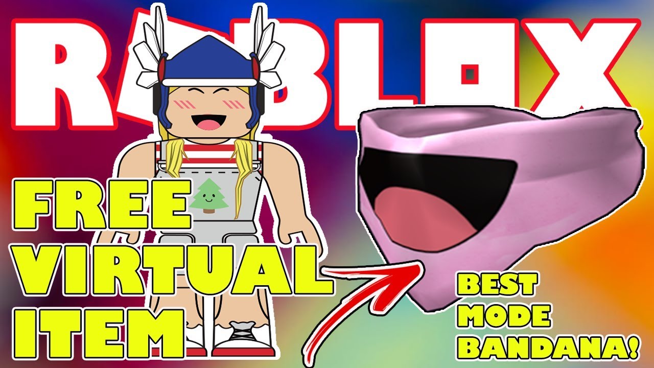 Free Virtual Item In Roblox Best Mode Bandana Roblox Celebrity Series 2 Unboxing Justmomma Youtube