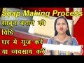 soap making for beginners, oil soap making business at home, hand made soap manufacturing process