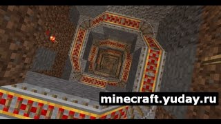 Очень длинная железная дорога в MINECRAFT