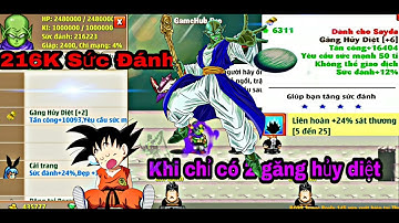 NRO | Show Siêu Phẩm Namek 2 Găng Hủy Diệt Không Đồ 216K Sức Đánh 24% Liên Hoàn