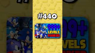 Number 440 - Ranking ALL 999+ Sonic Levels from Worst to Best #sonicthehedgehog