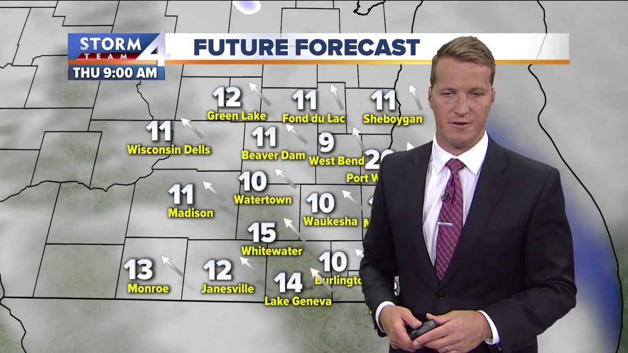 Cloudy skies but warmer temps Thursday - YouTube