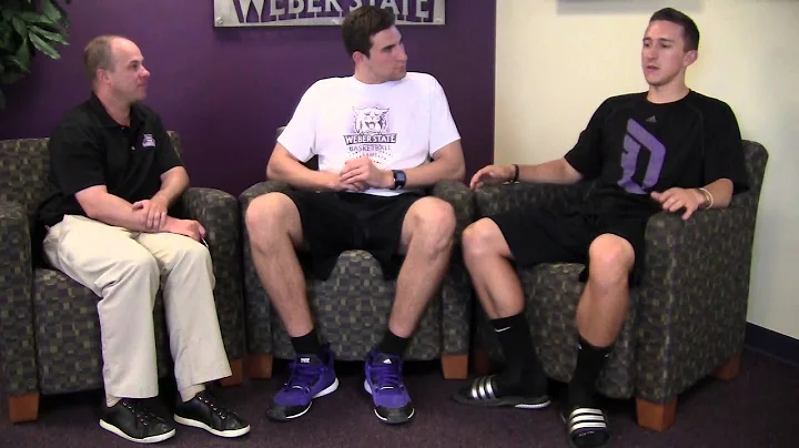 Weber State's Michael Johnson and James Hajek talk...