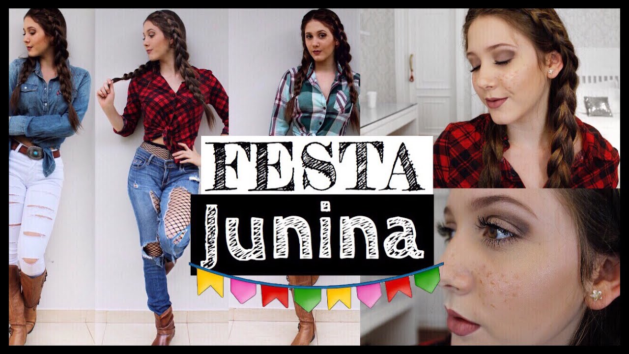 Resultado de imagem para look festa junina tumblr