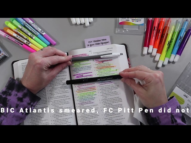 mr. pen- bible journaling kit, 18 pack (10 bible gel highlighter, 8 bible  pens), bible highlighters and pens no bleed, gel hi