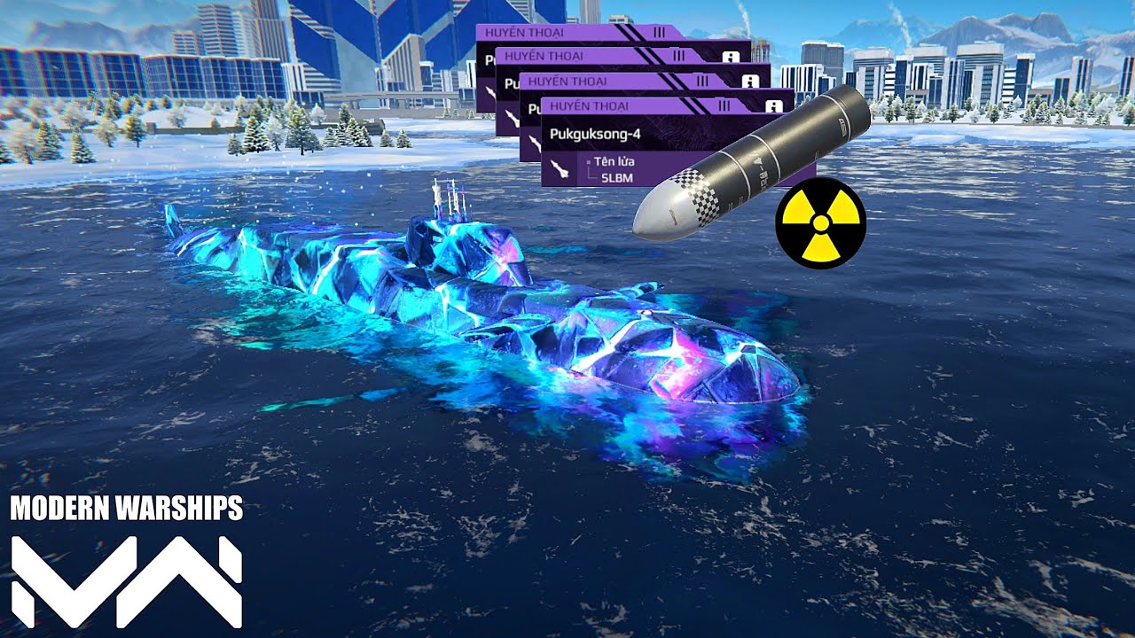 Modern Warships | Overwhelm the enemy with Pukguksong-4 ballistic missiles.