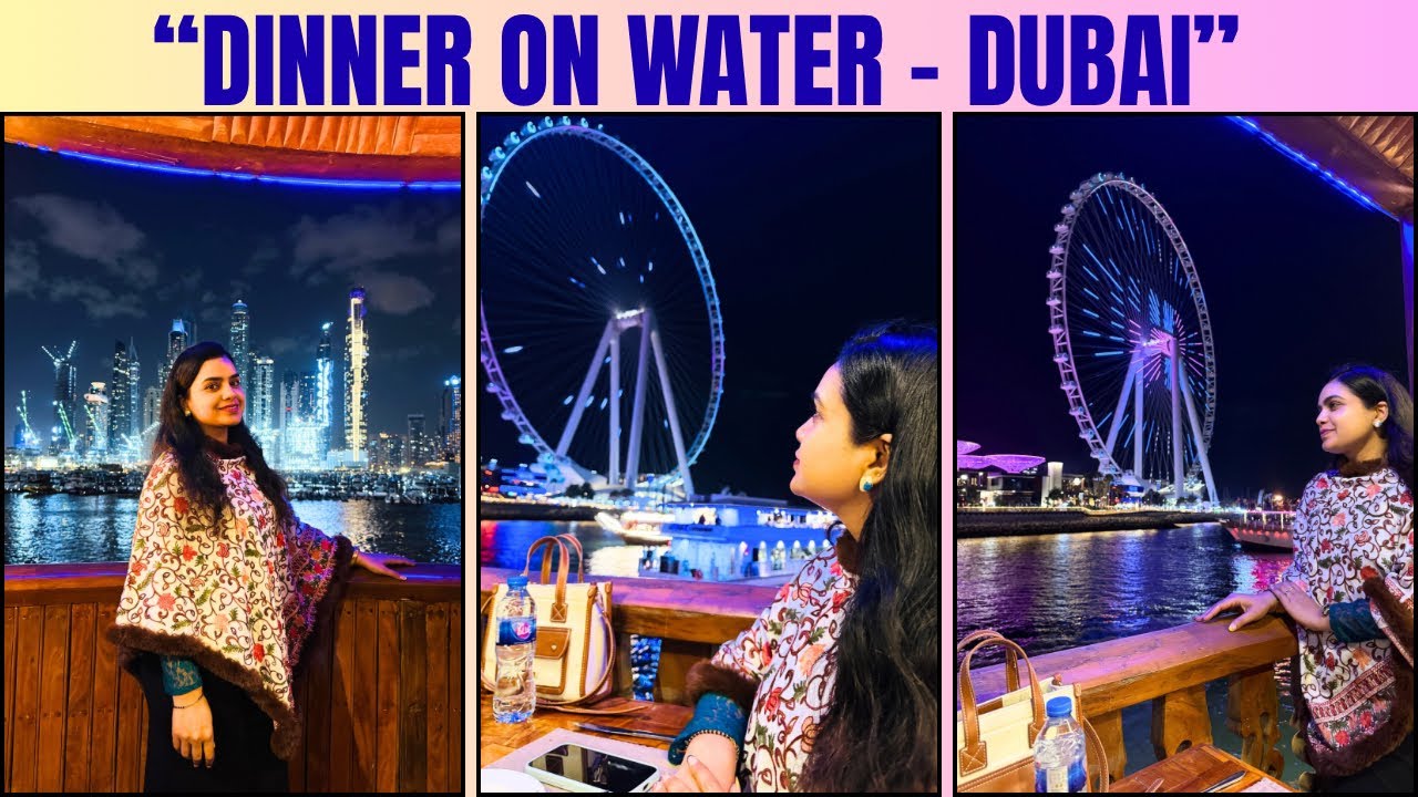 Don't Miss This In Dubai | Dubai Marina Dhow Cruise | Unlimited food & Drink in Dubai Marina #dubai