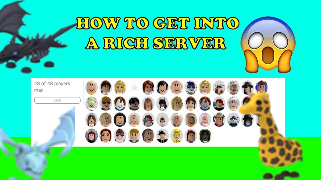 How to Always Join a Rich Server in AdoptMe