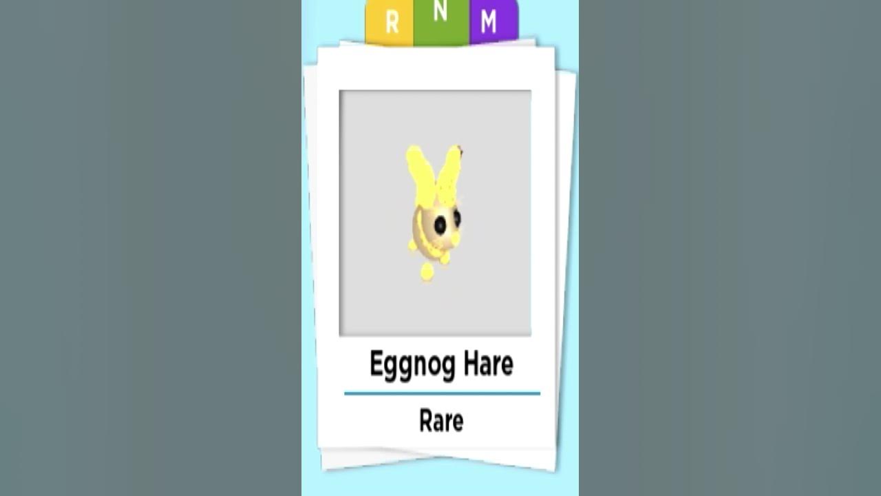 Eggnog Hare Neon & Mega Neon in Adopt me #shorts #adoptmeneons #adoptme