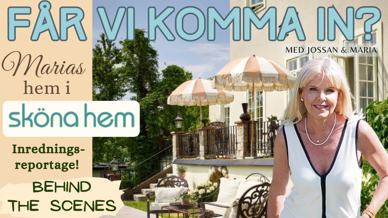 Bakom kulisserna: Inredningsreportage för Sköna Hem
