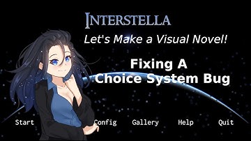Make a Visual Novel in Unity 2023 - Episode 20 (part5) Fixing Choice Bug