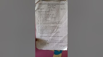 Class 10th 1st unit test English question paper. #englishquestion #1stunitest #classten #seba .