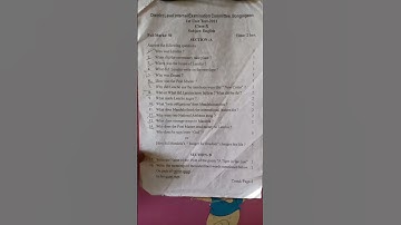 Class 10th 1st unit test English question paper. #englishquestion #1stunitest #classten #seba .