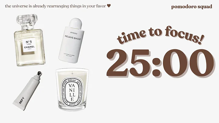 🤍🎧 clean girl 2-hour study session 25/5 pomodoro | lofi chill music | adhd for studying