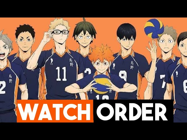 How to watch Haikyuu!! in order