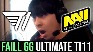 T1 Vs Navi - Gg Fail Ultimate On The International 2022
