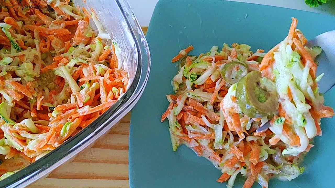 take the carrots, zucchini and sardines and make a wonderful lunch or dinner YouTube